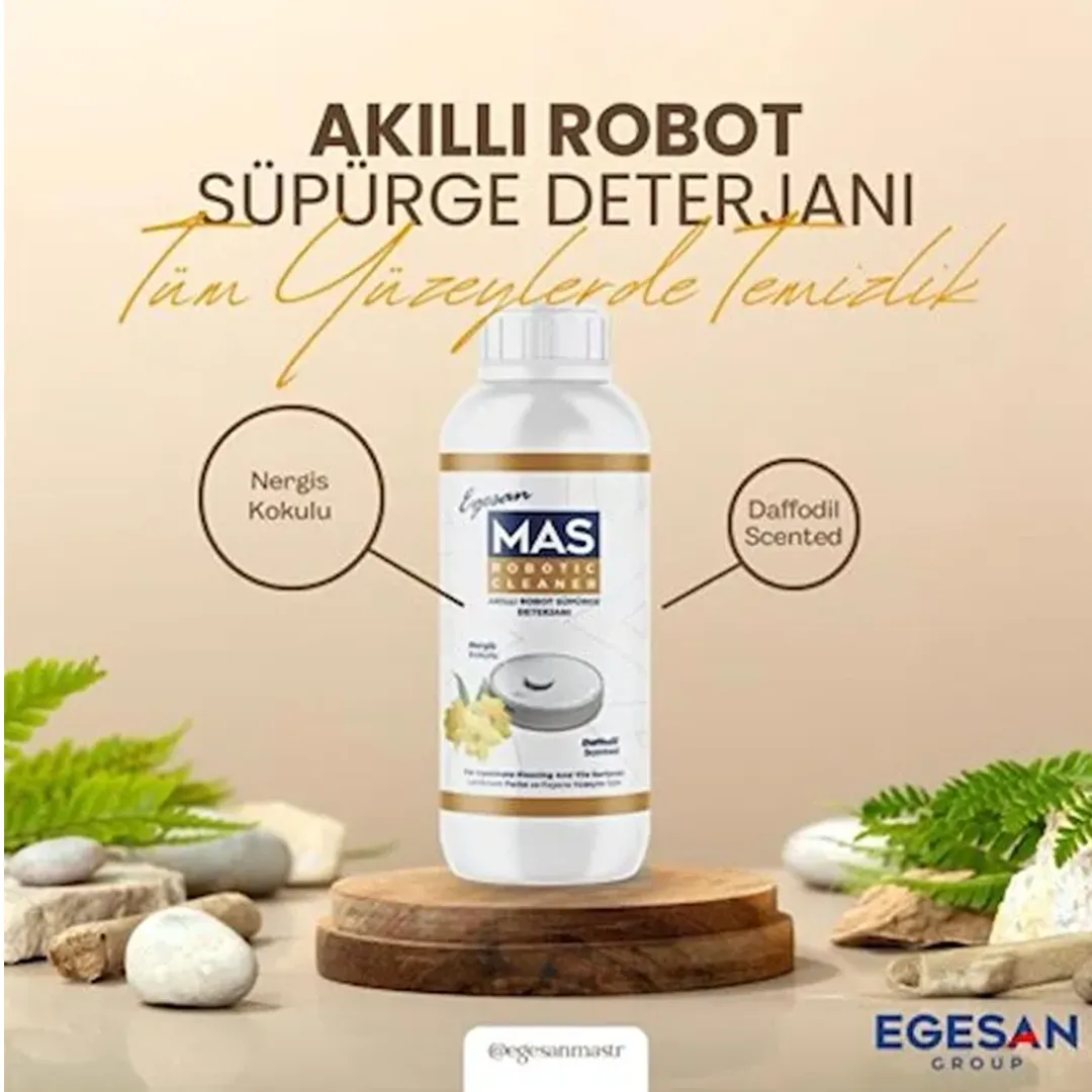 مایع شوینده جارو رباتیک Mas با رایحه گل نرگس حجم 500 میل