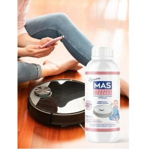 مایع شوینده جارو رباتیک Mas مناسب خانههای دارای کودک با رایحه پودر بچه حجم 500 میل