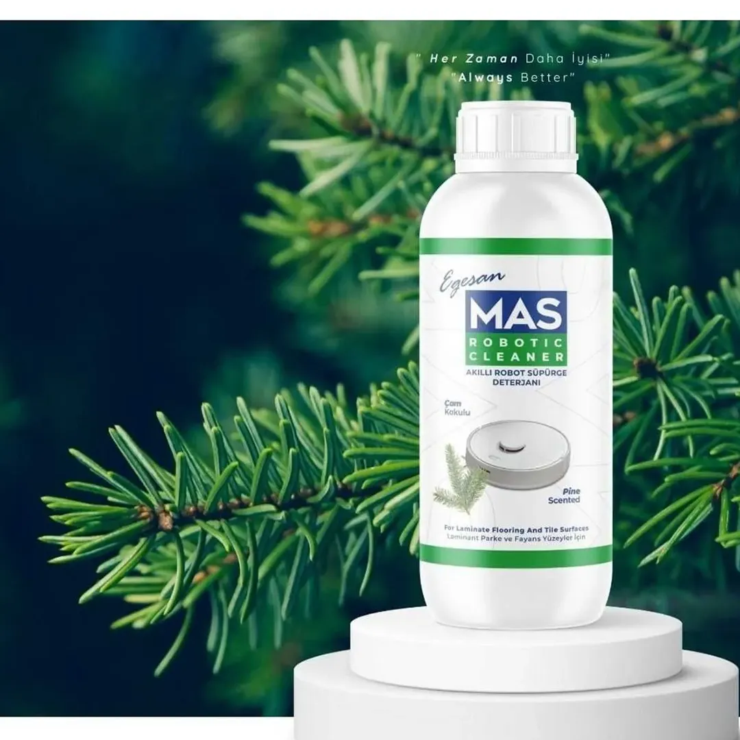 مایع جارو رباتیک با رایحه کاج حجم ۵۰۰ میلی‌لیتر برند Mas