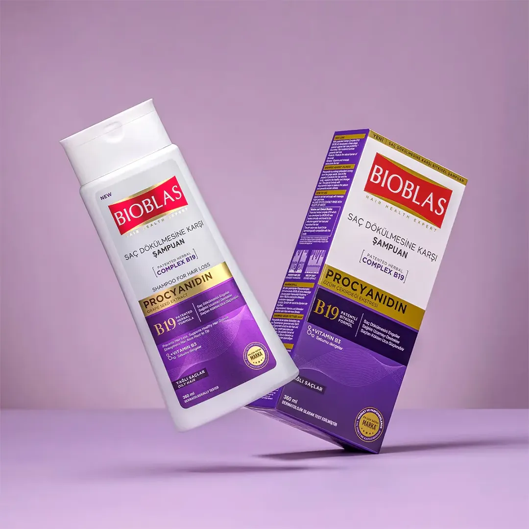 شامپو ضد ریزش مو بیوبلاس مناسب برای موهای چرب حجم 360 میل