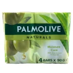 صابون حمام پالمولیو PALMOLIV با عصاره آلوئه ورا و روغن زیتون بسته 4 تایی 90 گرمی