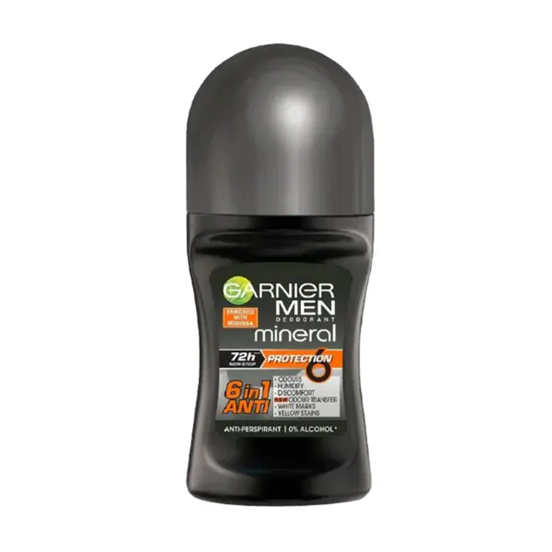 مام ضد تعریق گارنیر مردانه مدل mineral protection حجم ۵۰ میل