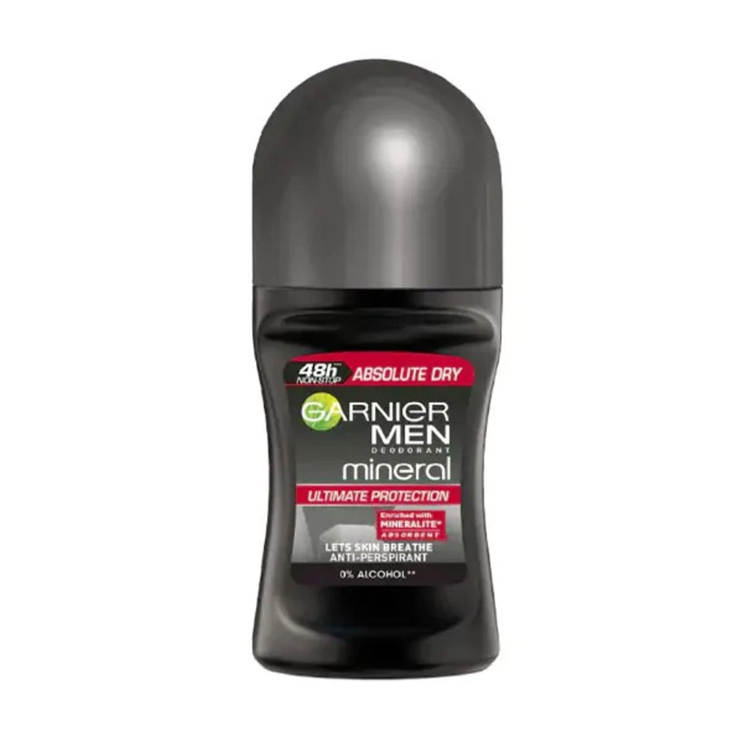 رول ضد تعریق دئودورانت مردانه گارنیر مدل Absolute Dry حجم 50 میل