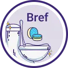 قرص توالت فرنگی برف (bref)