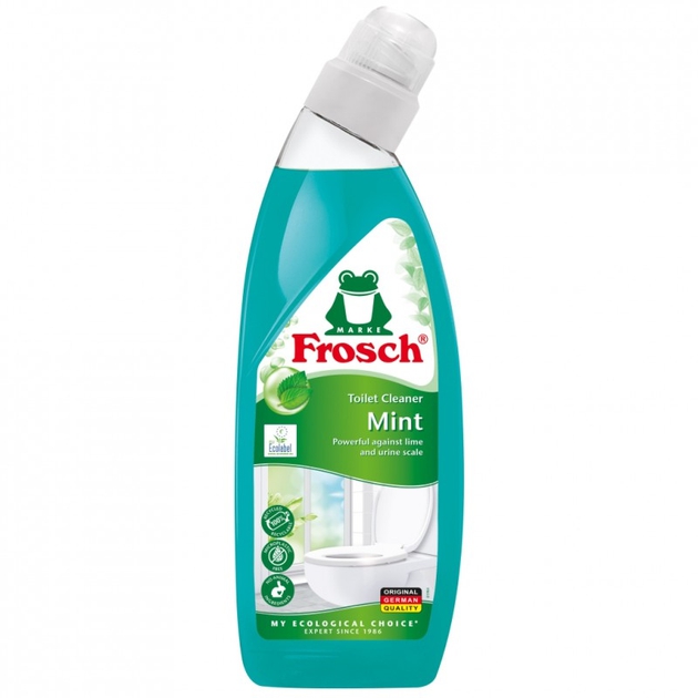 ژل جرم گیر توالت فرش Frosch با رایحه نعنا حجم 750 میل