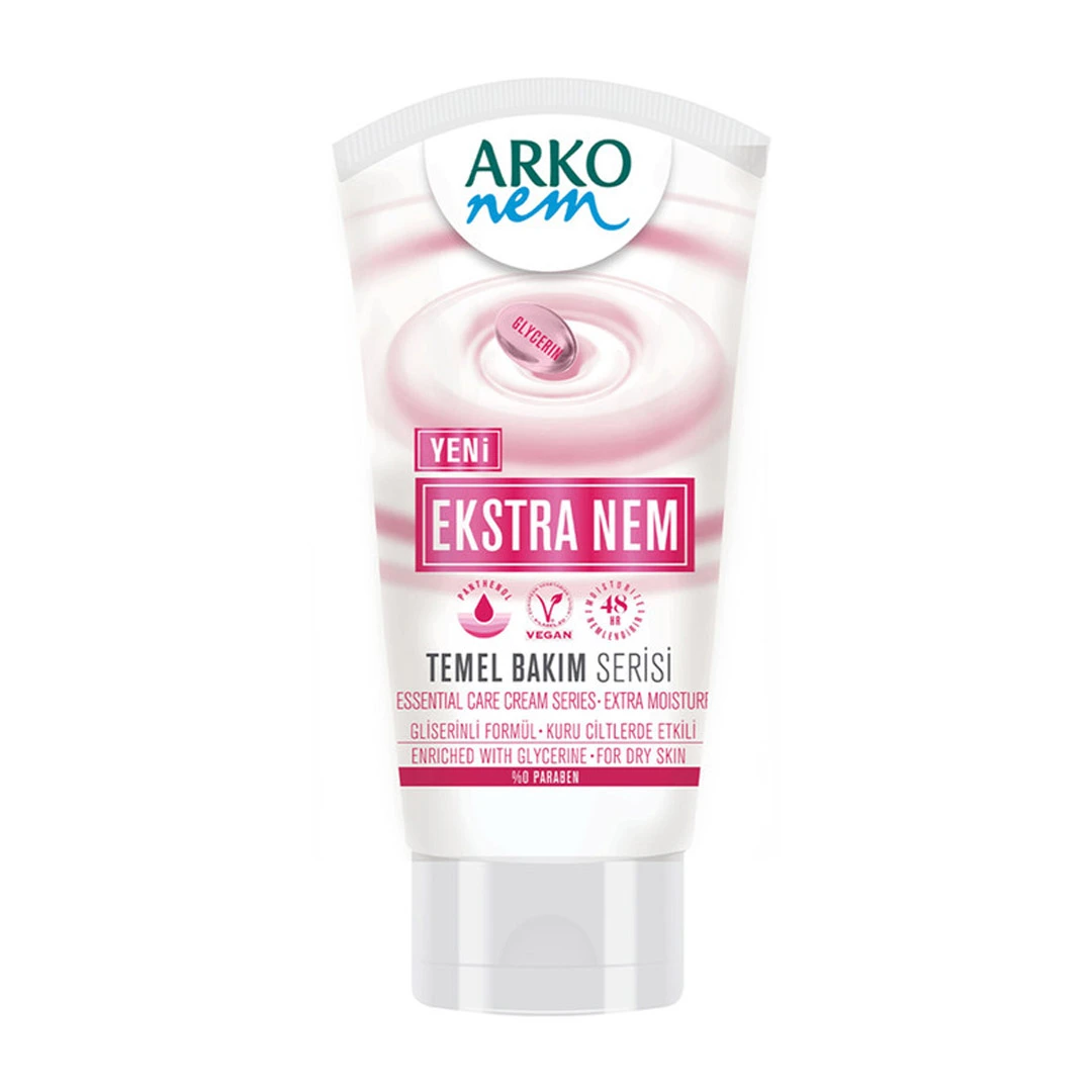 کرم مرطوب کننده آرکو نم ARKO nem مدل Extra Nem حاوی گلیسیرین حجم 60 میل