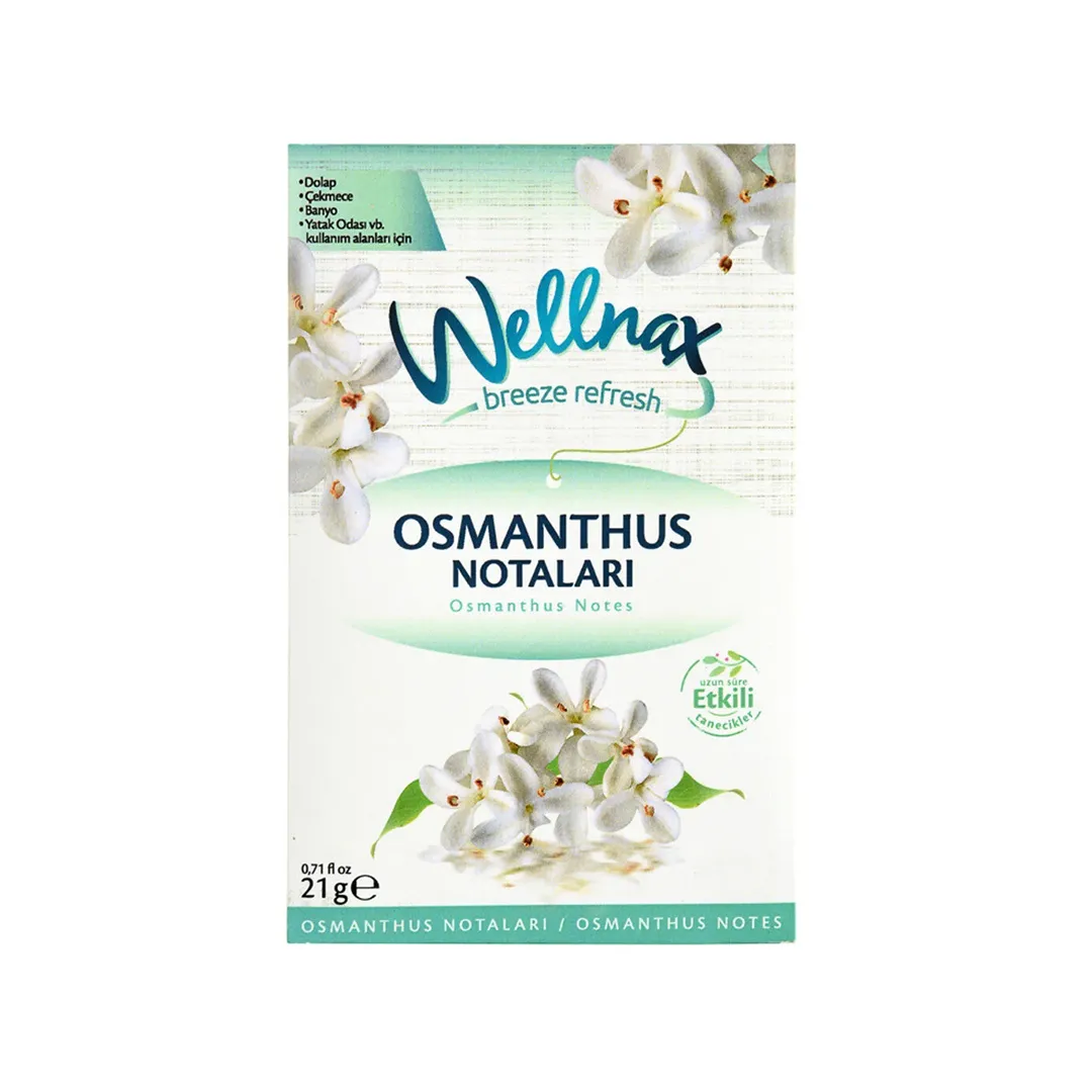 خوشبوکننده کمد و کشو ولنکس Wellnax رایحه اسمانتوس وزن ۲۱ گرم