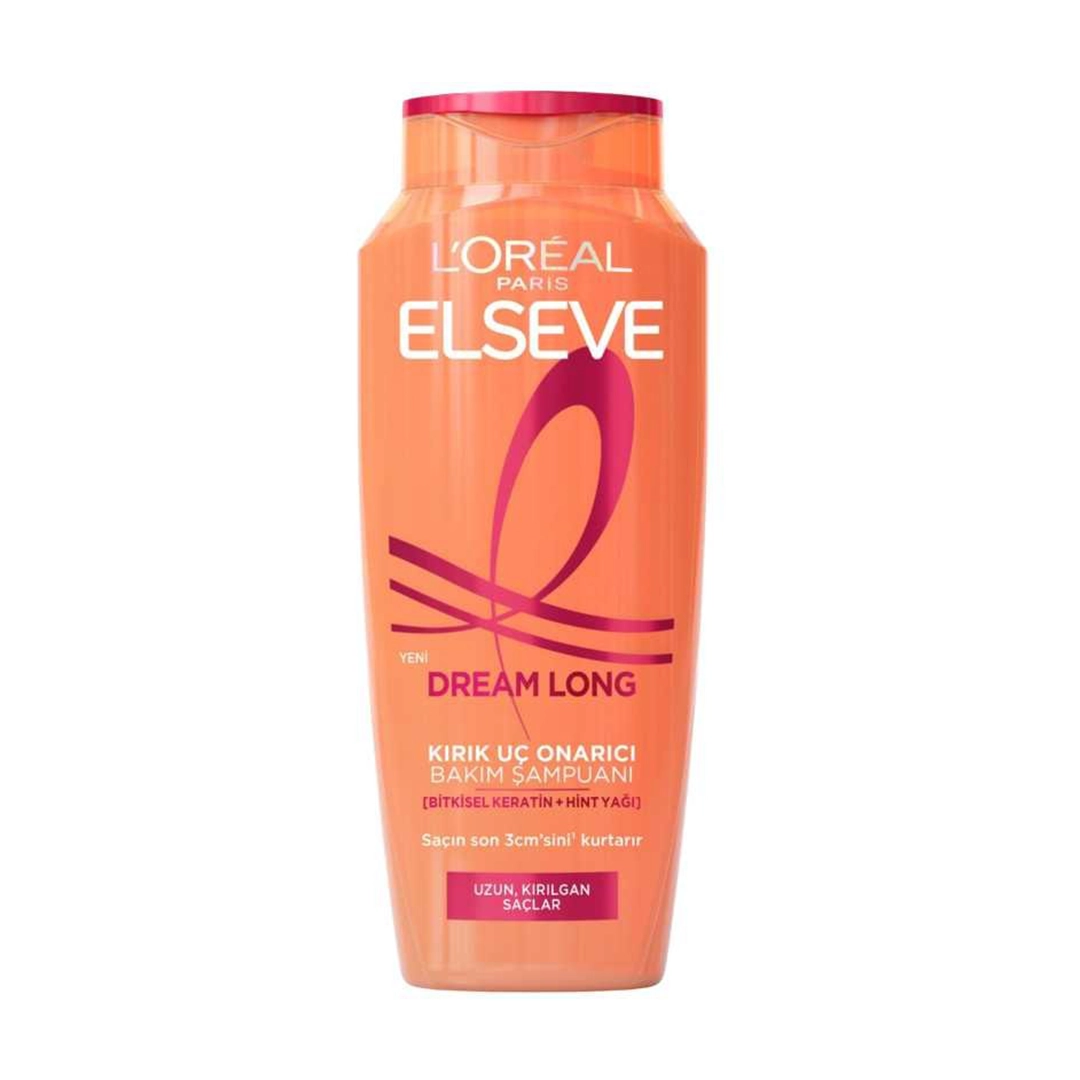 شامپو لورال Loreal Elseve نارنجی برای موهای آسیب دیده و بلند مدل Dream Long حجم 300 میل