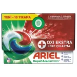 قرص ماشین لباسشویی آریل مدل oxi ekstra بسته 10 عددی