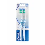 مسواک اورال بی مدل 1.2.3 Classic Care با برس متوسط بسته ۲ عددی