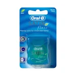 نخ دندان اورال بی مدل Satin Floss با طعم نعناع ۲۵ متری