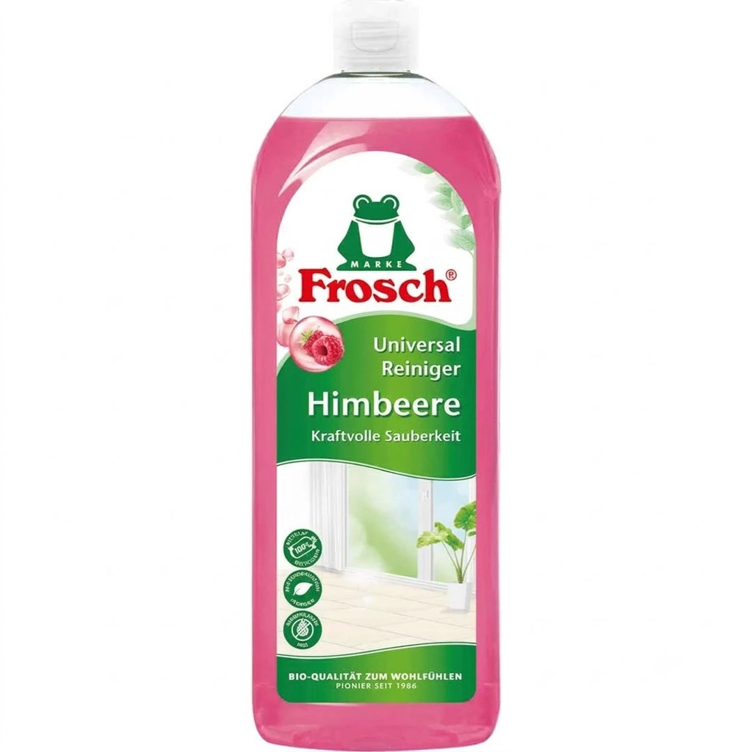 محلول پاک کننده سطوح سرامیکی فرش Frosch با رایحه تمشک حجم 750 میل