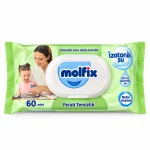 دستمال مرطوب کودک مولفیکس (Molfix) مدل Ferah Temizlik بسته ۶۰عددی